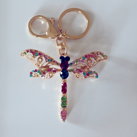 Accessories - New! Dragonfly Keychain/Bag Charm
